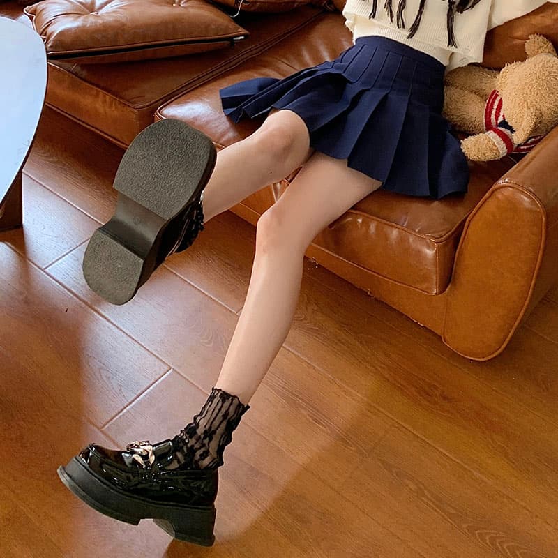 スカート ティアード ふんわりプリーツミニプリーツスカート