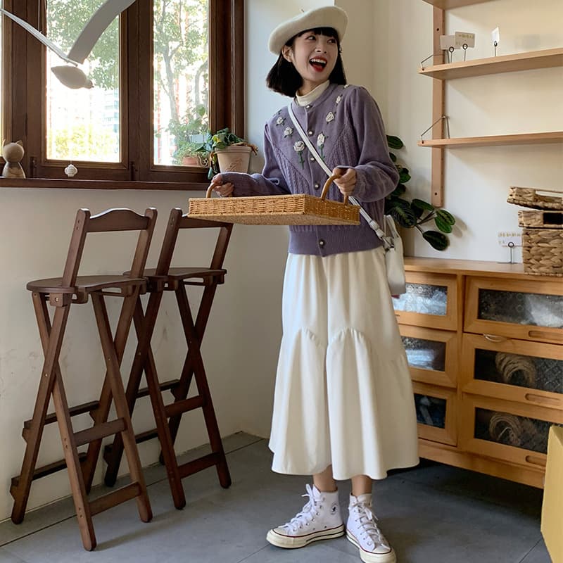 スカート ティアード ロマンティック ティアードギャザースカート