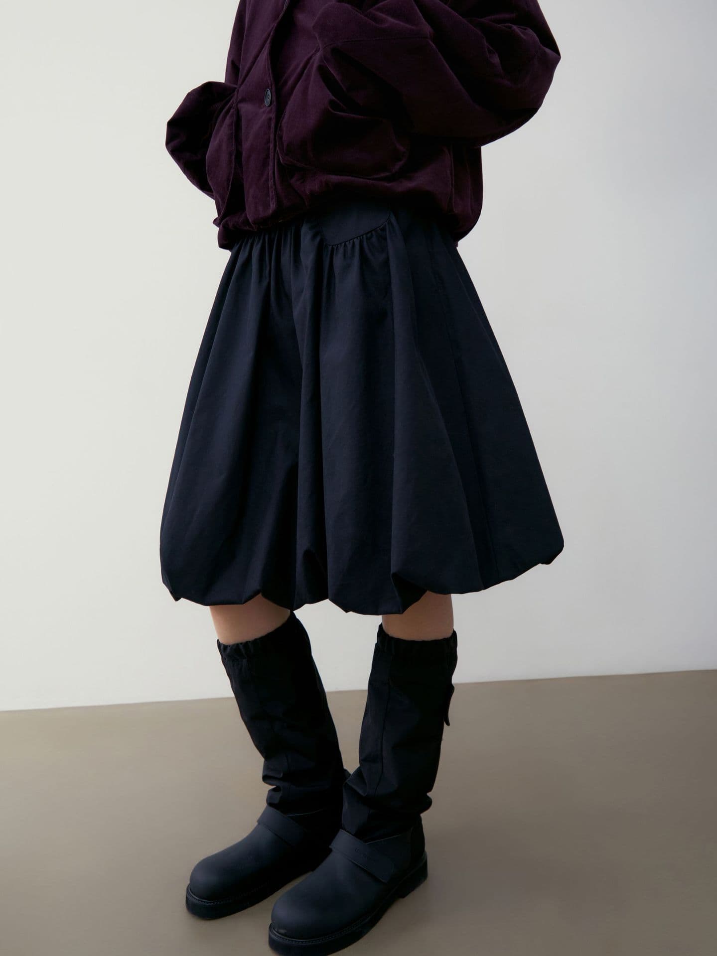 バルーンマキシスカート ティアード